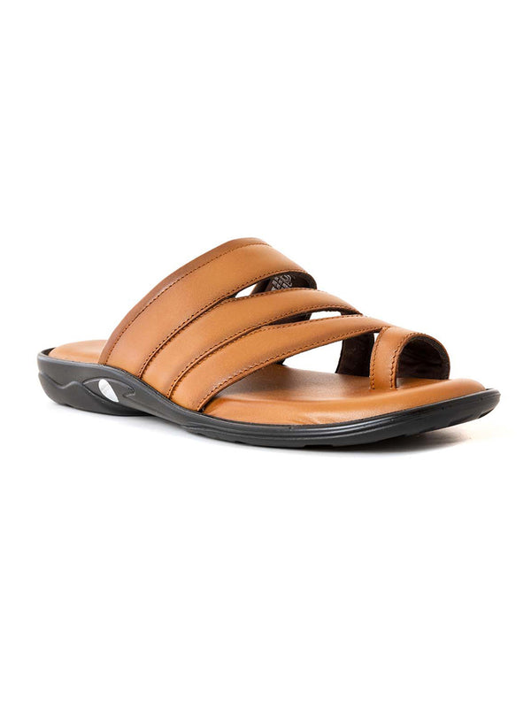 Men's Handmade Italian Leather Flip Flop Sandals – Black, Ethnic Style – Sandali 100% Salento®