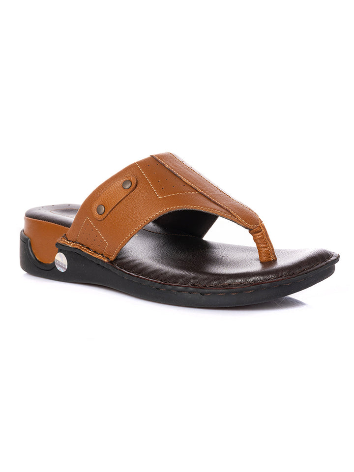 KHADIM British Walkers Leather Casual Flip Flops for Men