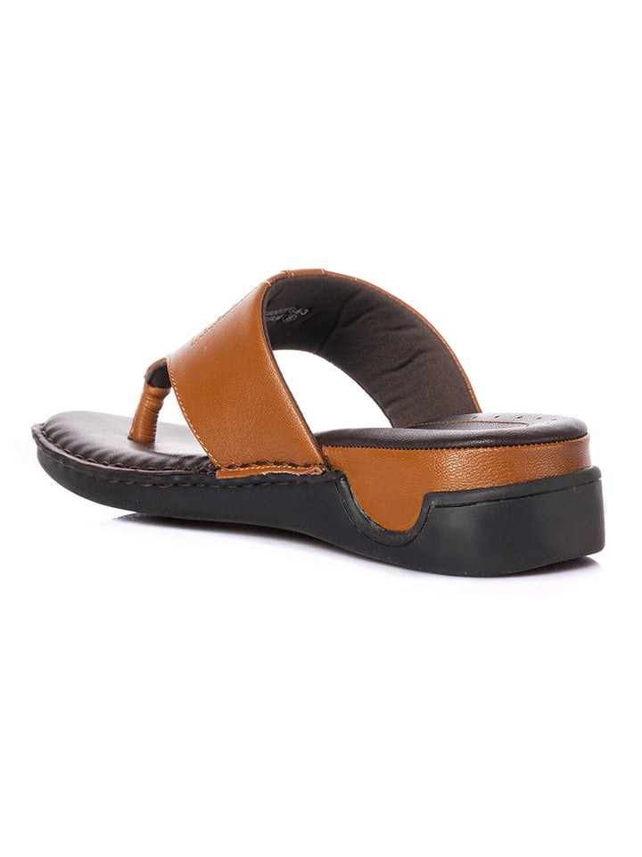 KHADIM British Walkers Leather Casual Flip Flops for Men