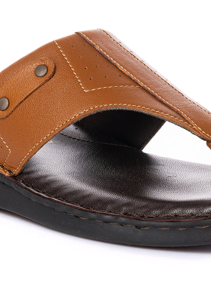 KHADIM British Walkers Leather Casual Flip Flops for Men